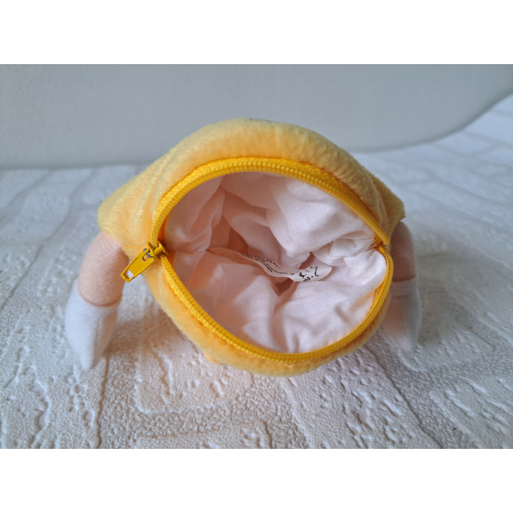 Pluche Yellow riem maatje van stof M en M D12xB3cm - M&M