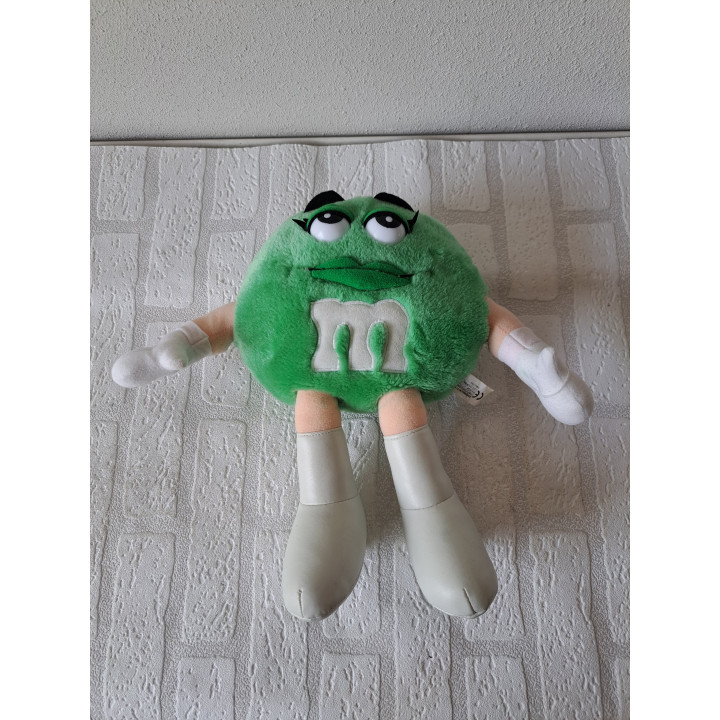 Pluche Green van stof M en M 1998 D19xB10cm - M&M