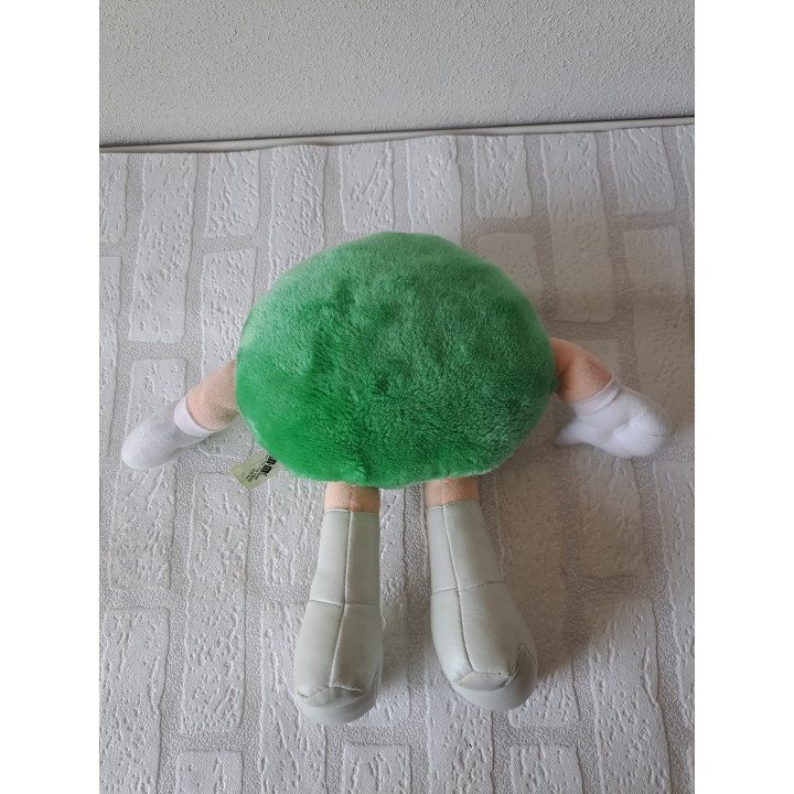 Pluche Green van stof M en M 1998 D19xB10cm - M&M