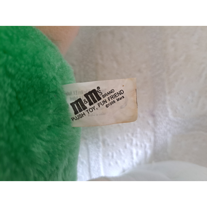 Pluche Green van stof M en M 1998 D19xB10cm - M&M