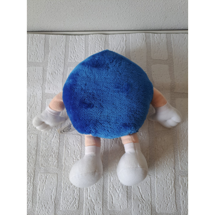 Pluche Blue van stof M en M 1998 D19xB10cm - M&M