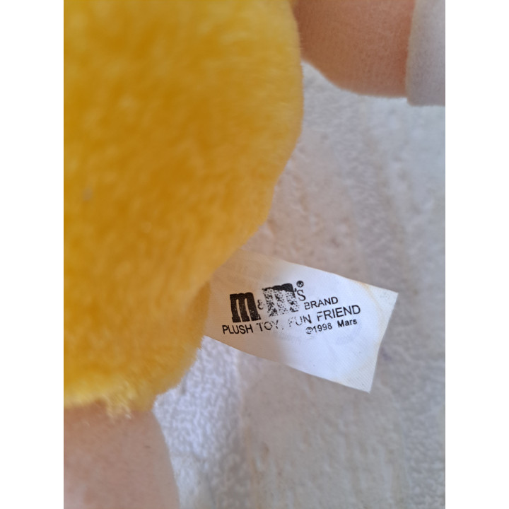 M&M's Yellow Plush 1998 Mars 19 cm