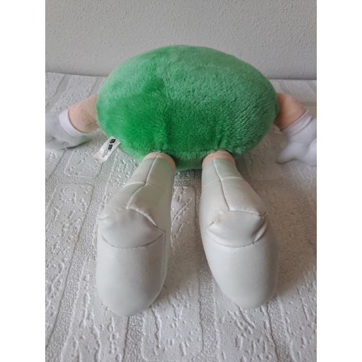 Pluche Green van stof M en M 1998 D19xB10cm - M&M