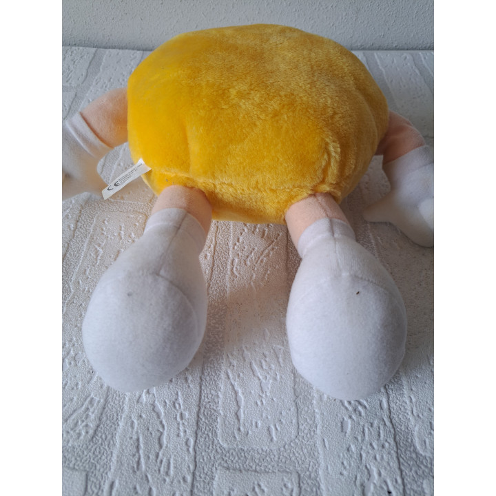 Pluche Yellow van stof M en M 1998 D19xB10cm - M&M