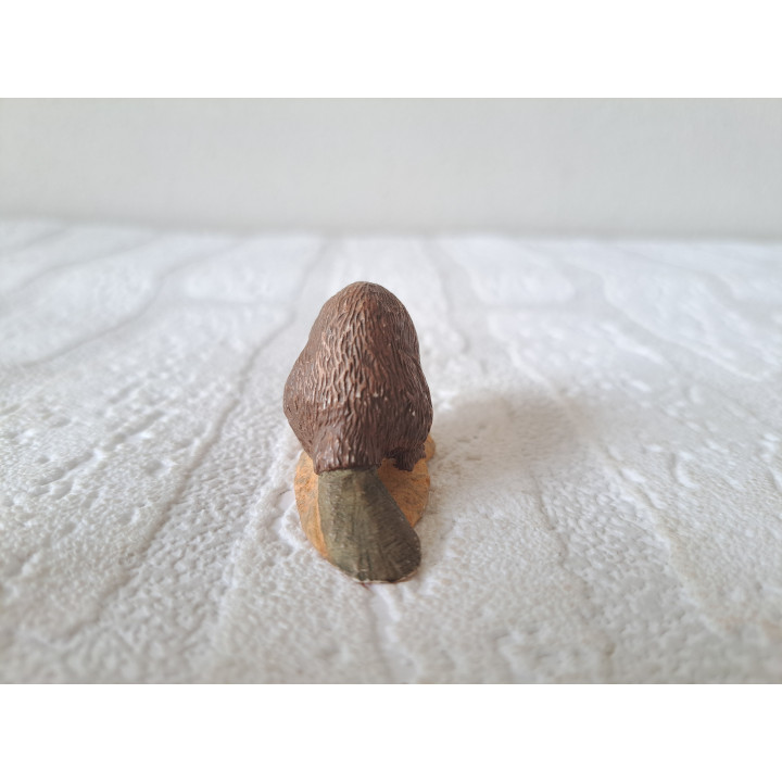 Bever van kunsthars 5x2x3cm - beeldjes