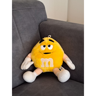 M&M Yellow pluche 1998 D19xB10cm, copyright Mars