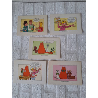 Set ansichtkaarten 1987 Jan, Jans en de kinderen 15x10.5cm