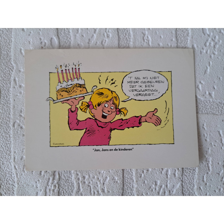 Set ansichtkaarten 1987 Jan, Jans en de kinderen 15x10.5cm - ansichtkaarten