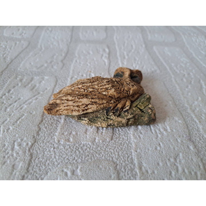 Uil van gips 8x6.5x2cm - dierfiguren Uil van gips 8x6.5x2cm - dierfiguren