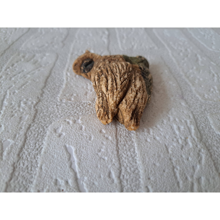 Uil van gips 8x6.5x2cm - dierfiguren Uil van gips 8x6.5x2cm - dierfiguren