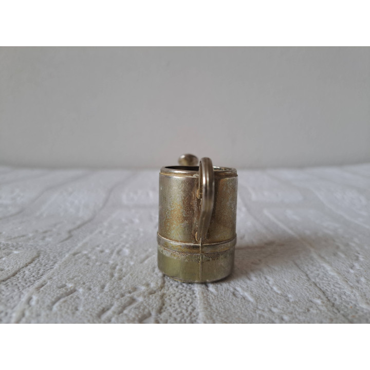 Plantenpotje van metaal in voor van een gieter 8x3x4.5cm - Plantenpotjes