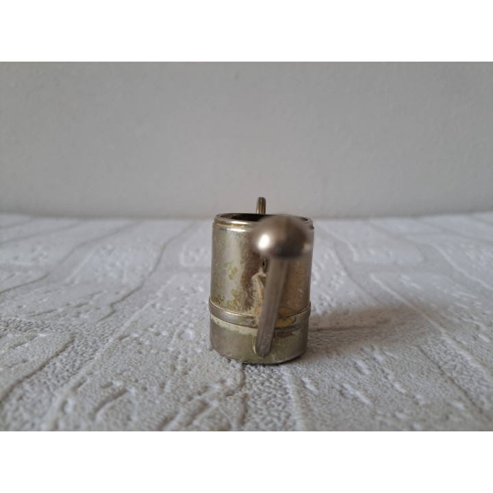 Plantenpotje van metaal in voor van een gieter 8x3x4.5cm - Plantenpotjes