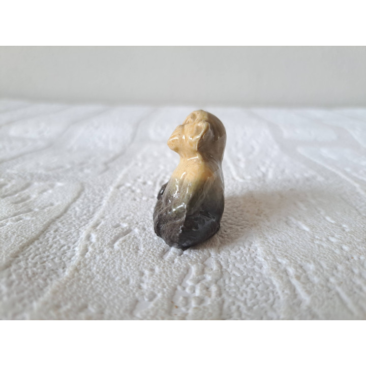 Chimpansee aap van porselein van Wade 3x2.5x4cm (1) - dierfiguren