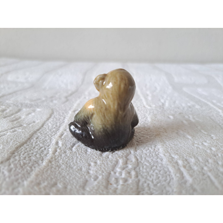 Chimpansee aap van porselein van Wade 3x2.5x4cm (1) - dierfiguren