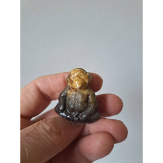 Chimpansee aap van porselein van Wade 3x2.5x4cm (2)