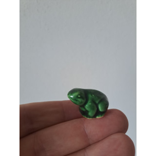 Kleine kikker van keramiek 3x2.5x2cm