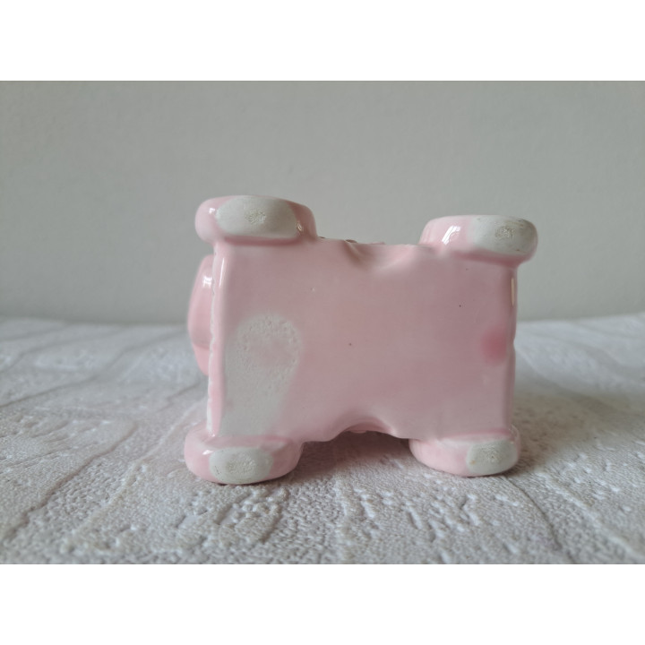 Olifant bloempotje van porselein 9x6x8.5cm - Bloempotjes