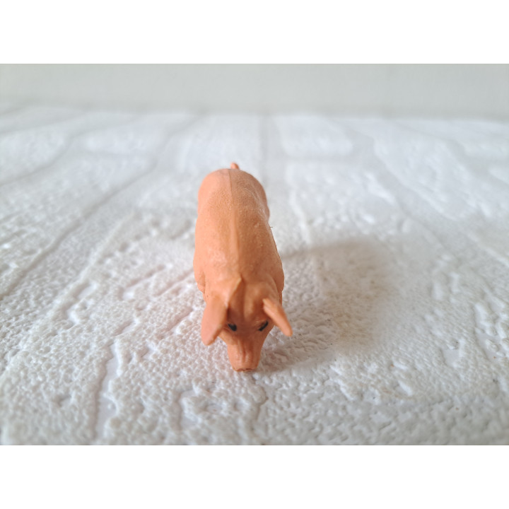 Varken van kunststof Hong Kong 5x1.5x2cm - dierfiguren