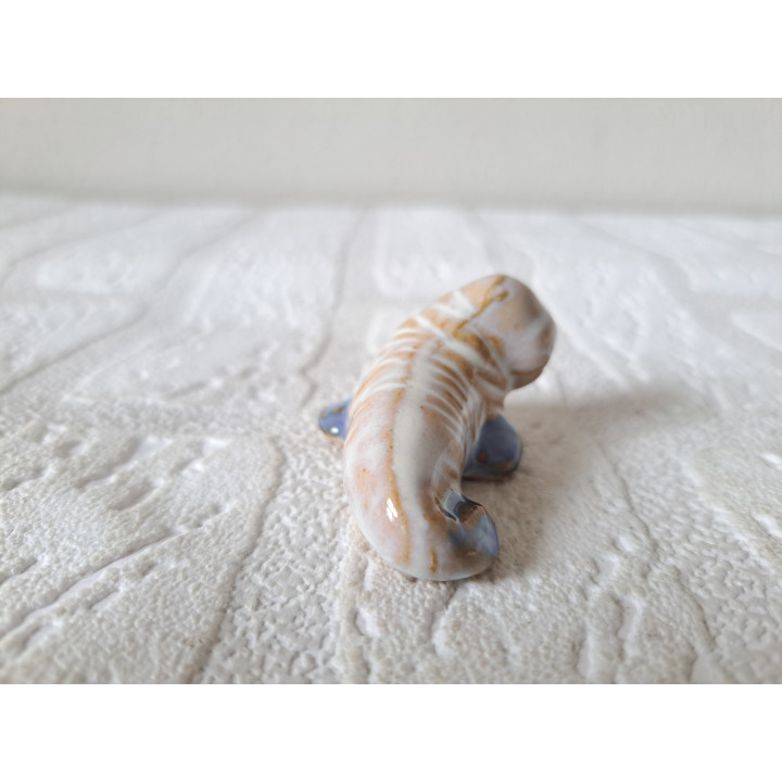 Walrus van aardewerk 5x3.5x3cm - dierfiguren