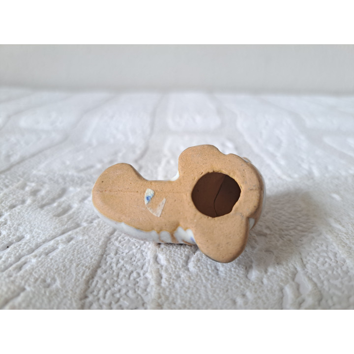 Walrus van aardewerk 5x3.5x3cm - dierfiguren