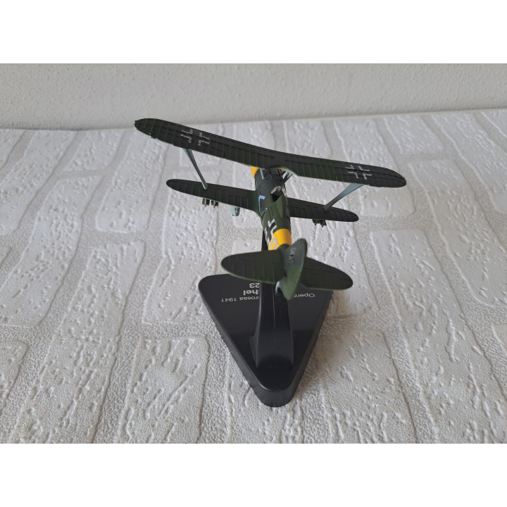 Henschel Hs 123 vliegtuig WWII 1:72 Atlas 4909430 - vliegtuigen