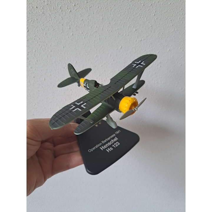 Henschel Hs 123 vliegtuig WWII 1:72 Atlas 4909430