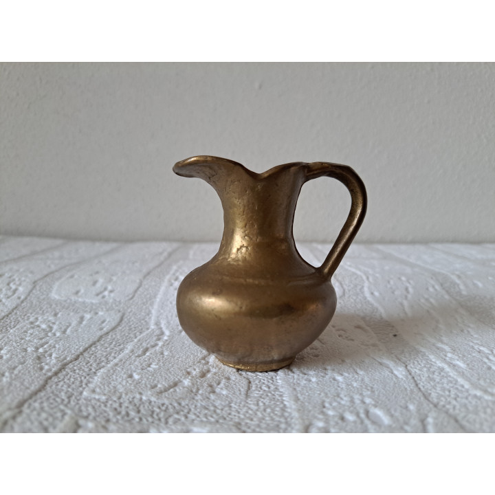 Waterkan - vaasje van brons D5.5xH7cm -  vaasjes