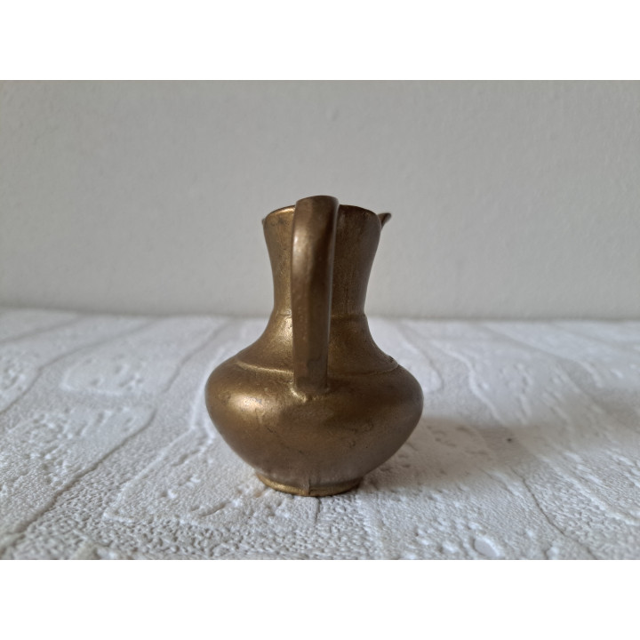 Waterkan - vaasje van brons D5.5xH7cm -  vaasjes