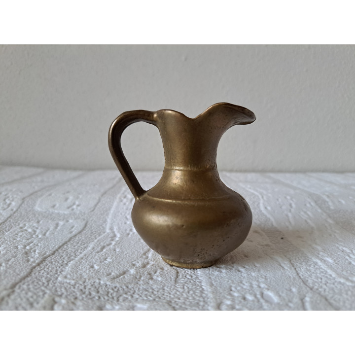 Waterkan - vaasje van brons D5.5xH7cm -  vaasjes