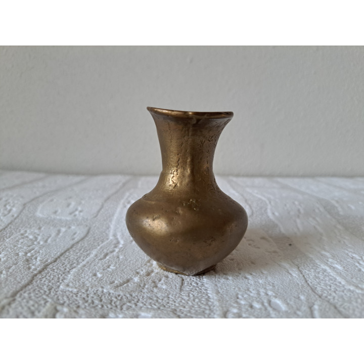 Waterkan - vaasje van brons D5.5xH7cm -  vaasjes