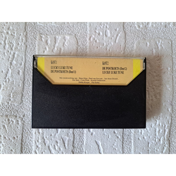 Lucky Luke De postkoets luister cassette bandje 7x11x1.5cm - Lucky Luke