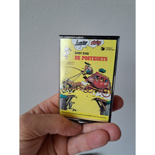 Lucky Luke De postkoets luister cassette bandje 7x11x1.5cm