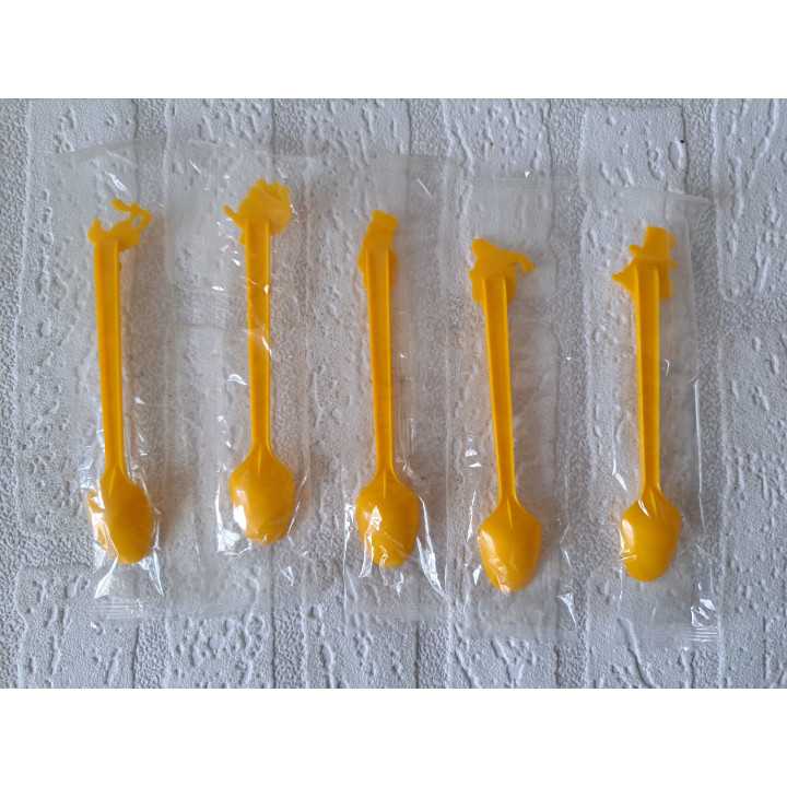 Set 5 Disney Spoons Plastic Disneyland