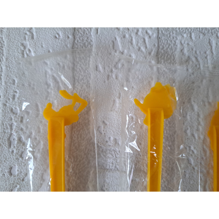 Disney figuren lepeltjes van kunststof Disneyland 2x13.5cm - disney