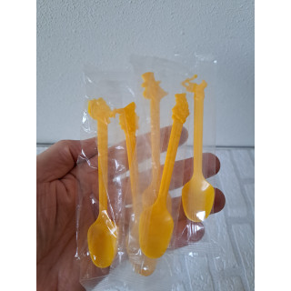 Disney figuren lepeltjes van kunststof Disneyland 2x13.5cm
