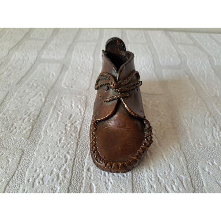 Child's Shoe Cast in Bronze