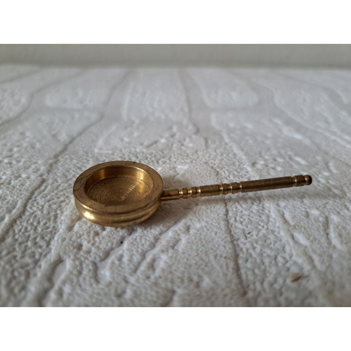 Mini Bedwarmer Messing Poppenhuis
