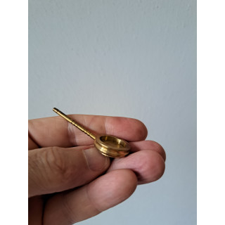 Bedwarmer van messing D2xH6cm