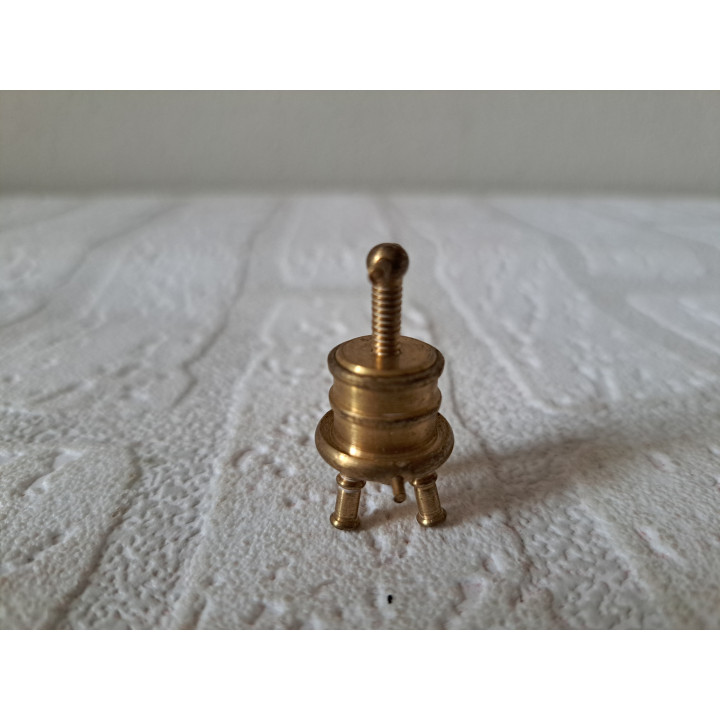 Fruit-wijnpers van messing voor poppenhuis D1.5xH3.5cm - miniaturen