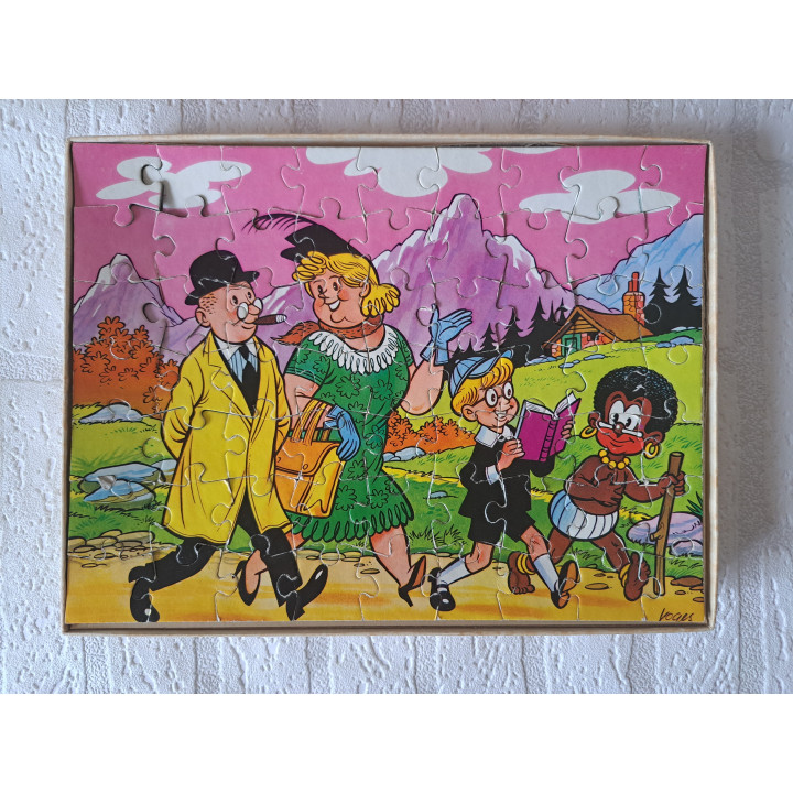 Pa Pinkelman puzzel 1976 63 stukjes 29x22x3cm - puzzels