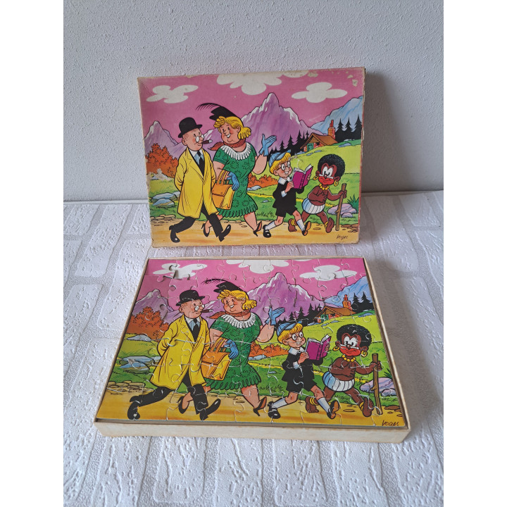 Pa Pinkelman puzzel 1976 63 stukjes 29x22x3cm