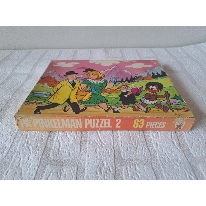 Pa Pinkelman puzzel 1976 63 stukjes 29x22x3cm - puzzels