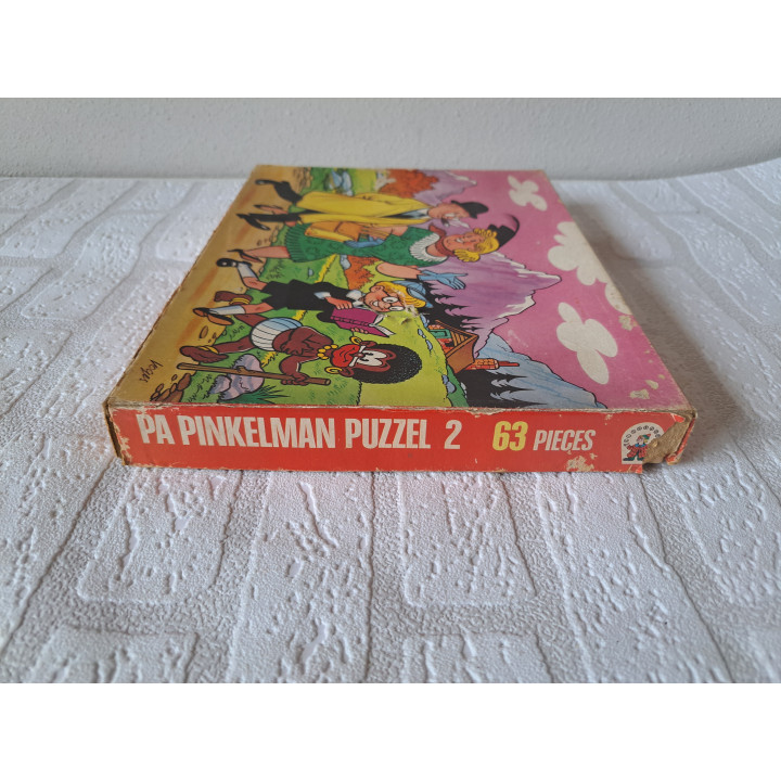 Pa Pinkelman puzzel 1976 63 stukjes 29x22x3cm - puzzels