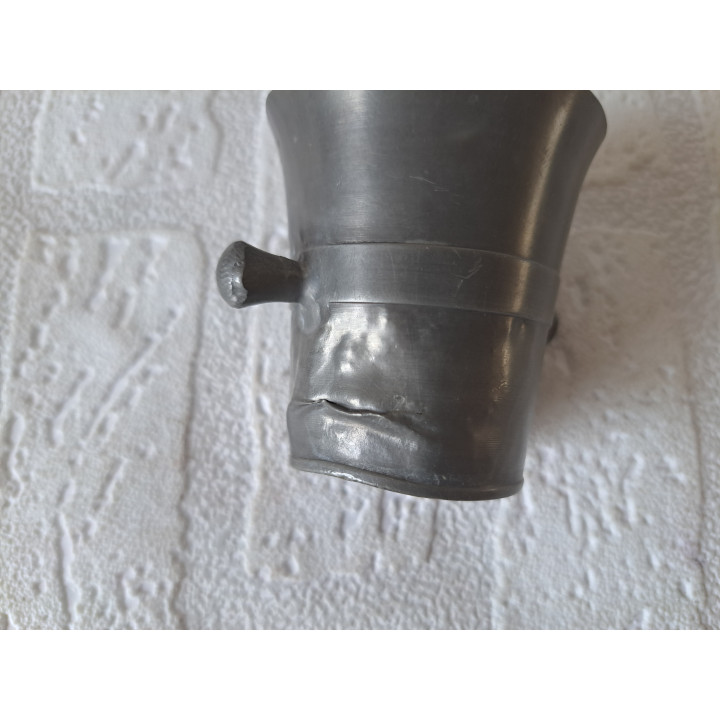 Vijzel van Tin 7x6x6cm - tin