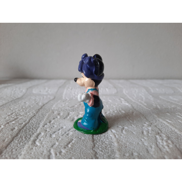 Mini Mousse van rubber met tuinbroek Disney D2.5x5.5cm - disney