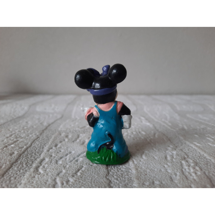 Minnie Mouse Rubber Figure Dungarees Disney