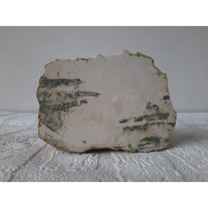 Zittend leeuw van kunsthars met jong 9x12.5x10cm - dierfiguren