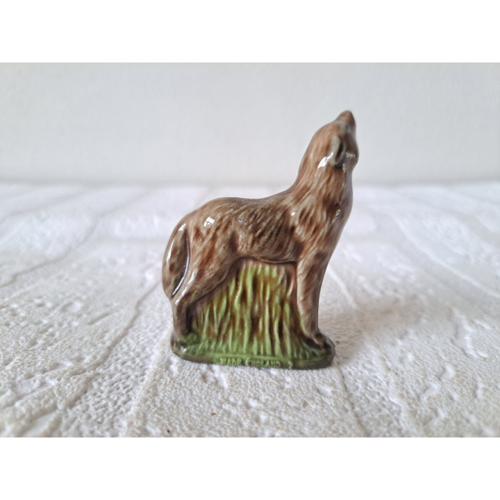 Wolf van porselein Whopper Wade Engeland 5x2x6cm - dierfiguren