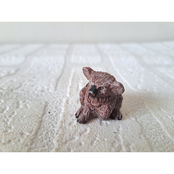 Zittend Koalabeer van kunsthars 3x2.5x2.5cm - dierfiguren