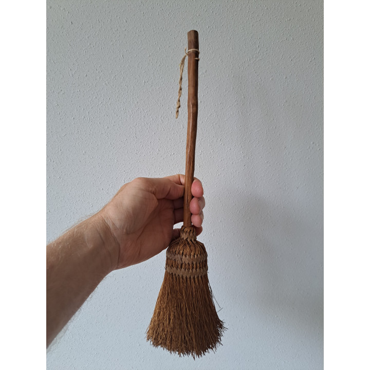 Houten bezem D8xH40cm